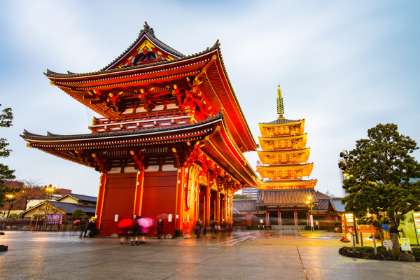 Asakusa e o Templo Senso-ji