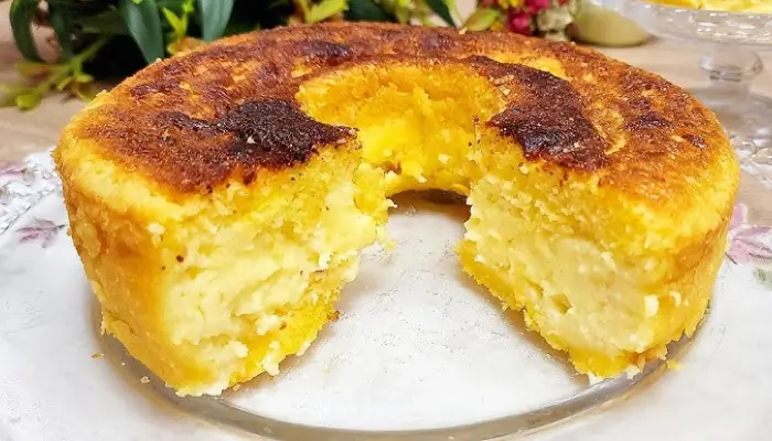 Bolo de fubá cremoso